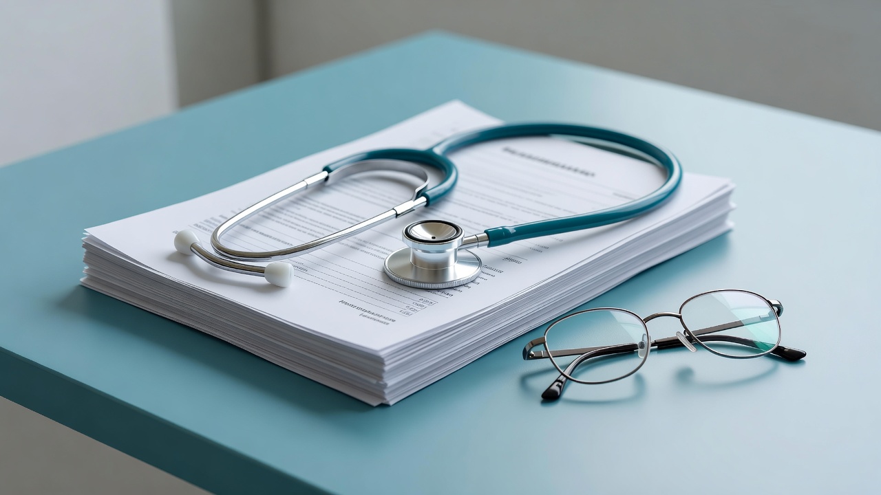 Insurance Desk (has stethoscope — review before reuse)