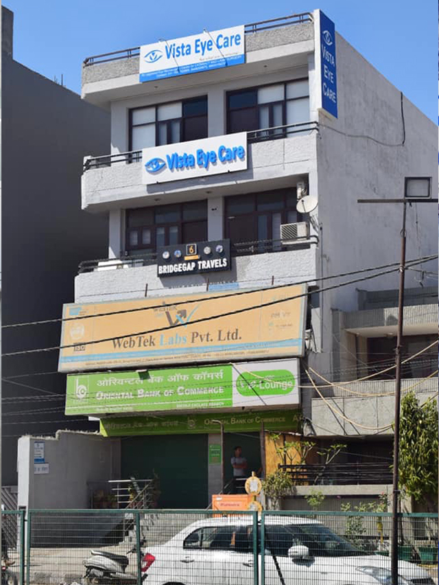 Vista Eye Care building exterior, full multi-storey view